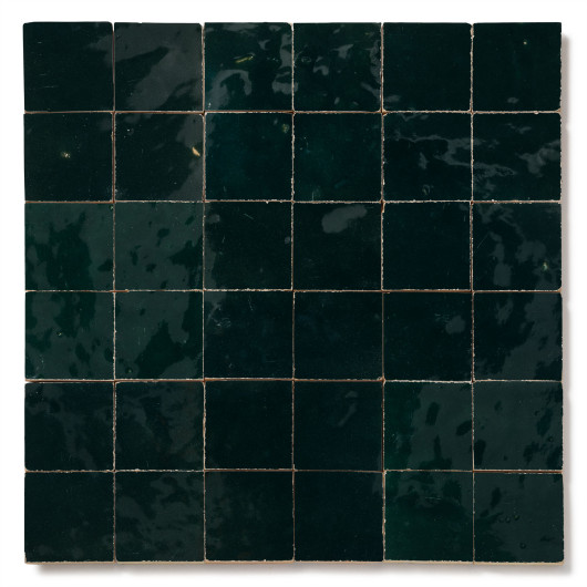 Carrelage Zellige Marocain Bleu Océan 5x5 cm