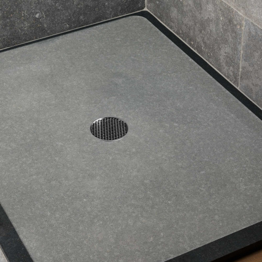 Receveur de douche Granit Noir 120x90x3 cm