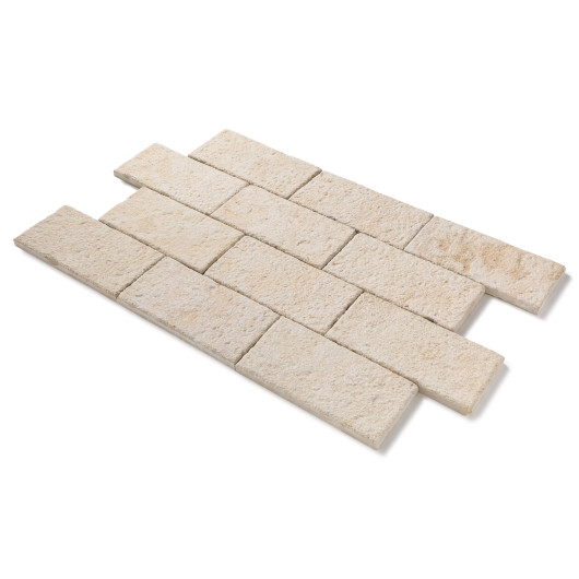 Pavé Pierre de l'Atlas Beige 40x20x3 cm