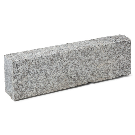 Bordure de jardin en pierre naturelle Granit Gris Tarn 50x20x8 cm