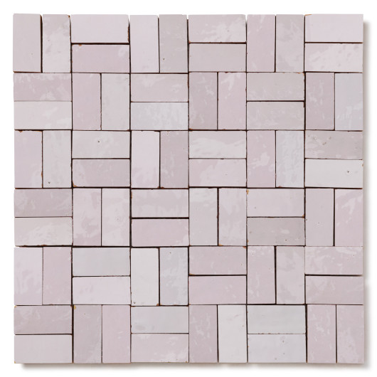Carrelage Zellige Marocain Rose Pale 2,4x4,9 cm