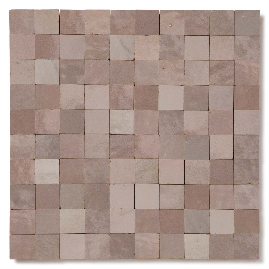 Carrelage Zellige Marocain Gris de lin 3x3 cm