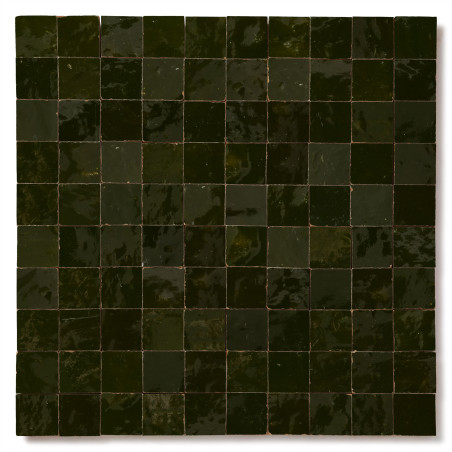 Carrelage Zellige Marocain Vert Empire 3x3 cm