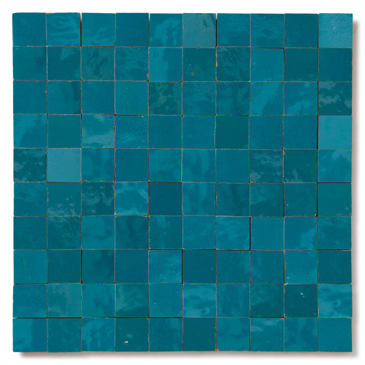 Carrelage Zellige Marocain Bleu Turquoise 3x3 cm