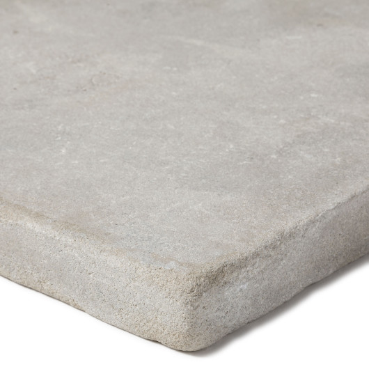 Dessus de marche Pierre de l'Atlas Gris 60x40x3 cm Bord Droit