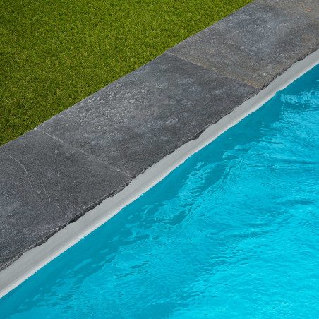 Margelle de piscine Pierre de Tandur Noir 60x40x2 cm Bord Naturel
