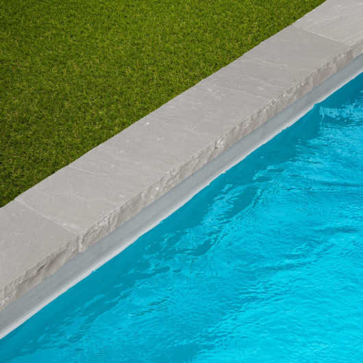 Margelle de piscine Grès Kandla Gris 100x20x8 cm Bord Naturel