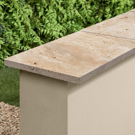 Couvertine Travertin Beige Nuancé 61x40x3 cm