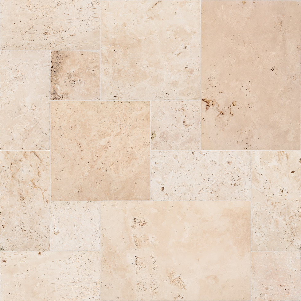 pav&eacute; beige vu du dessus