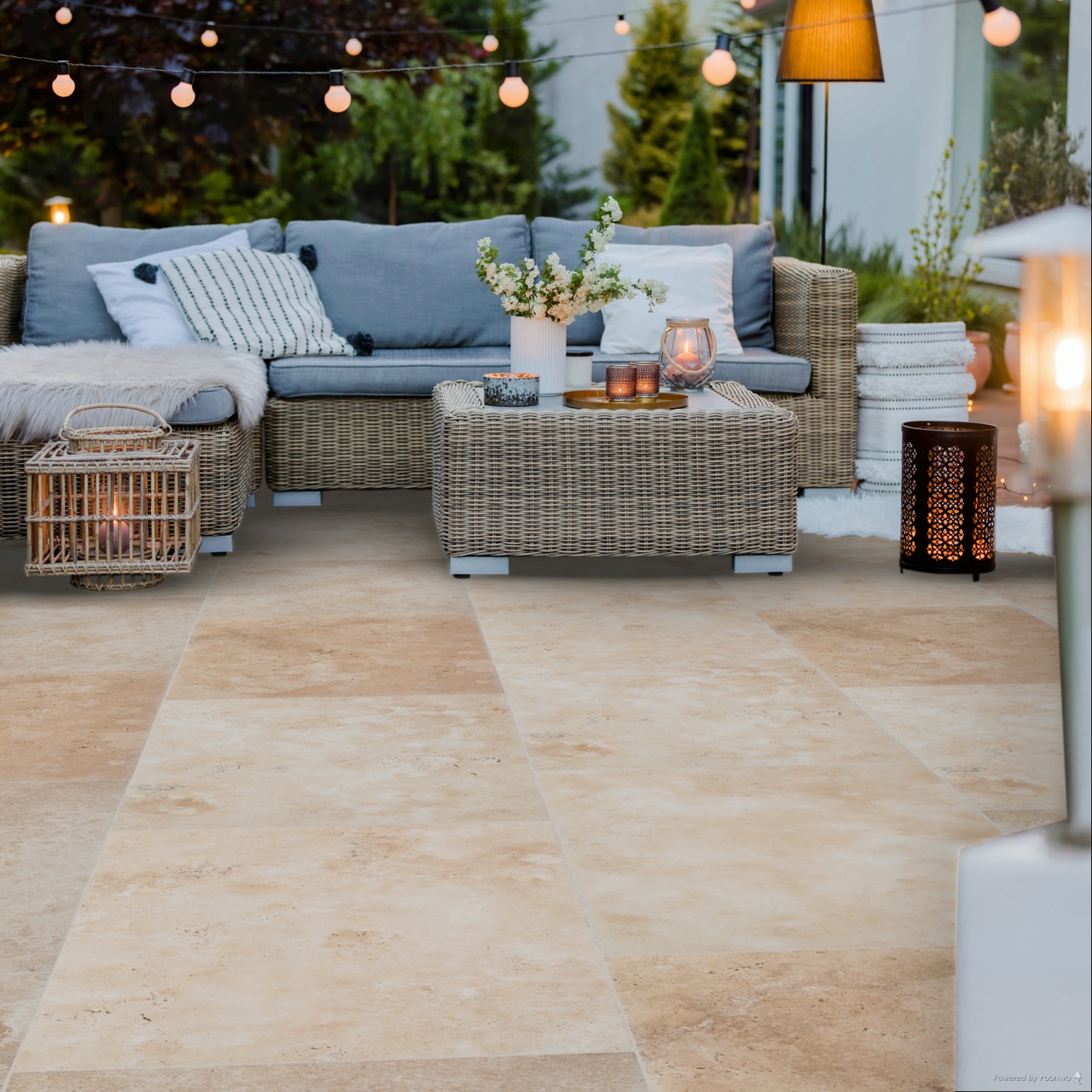 Carrelage en pierre naturelle