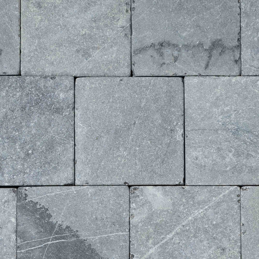 Pav&eacute; en pierre bleue vu du dessus