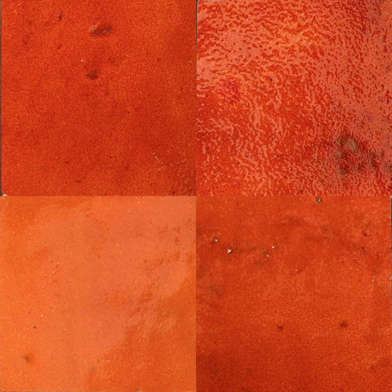 Carreaux de Zellige Orange P&eacute;tillant