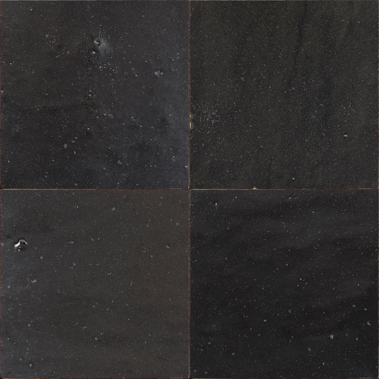 Carreaux de Zellige Noir Carbone