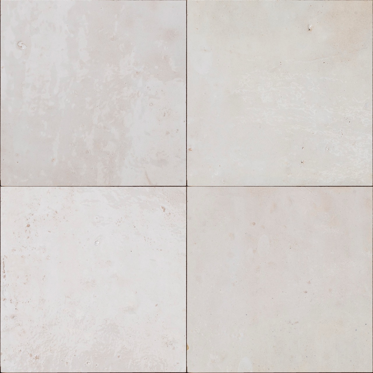 Carreaux de Zellige Blanc Oukaimeden