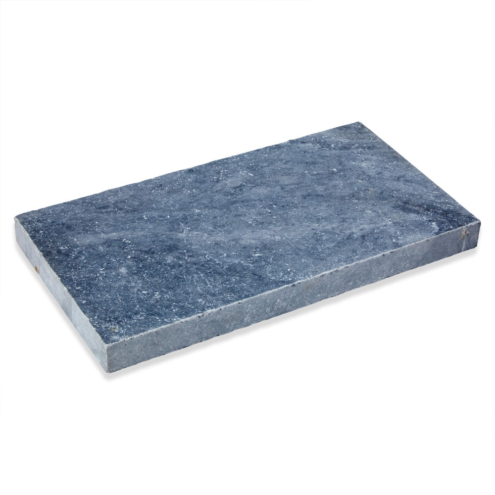 margelle adana gris bleu bord droit