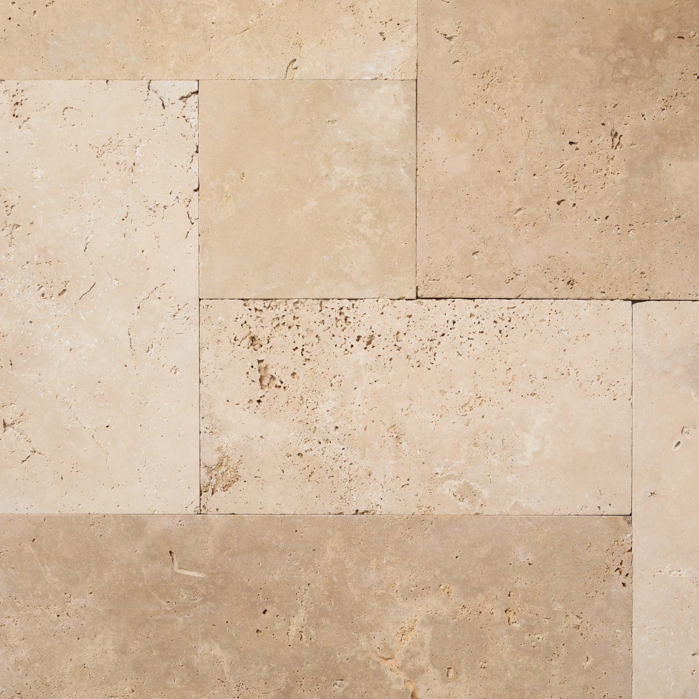 carrelage travertin vieilli opus