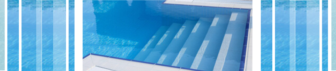 escalier largeur piscine
